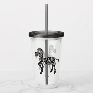 Zebra Acrylic Tumbler