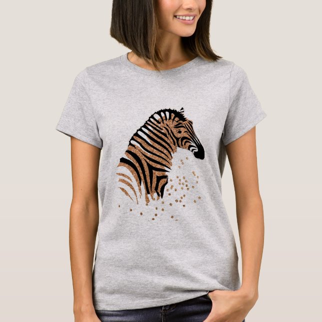 Zebra African Safari Africa Graphic Art Gifts. T-Shirt (Front)