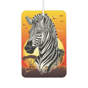 Zebra African Savanna Wild Animal Air Freshener