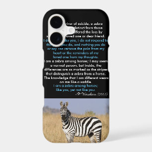 Zebra Among Horse iPhone 7 Case