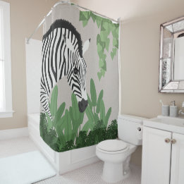 Zebra amongst Leaves