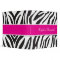 Zebra and Hot Pink Binder 1 inch