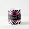 Zebra and Lace Chic and Sassy Monogram