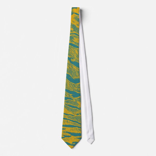 Zebra animal fur 3 tie (Front)