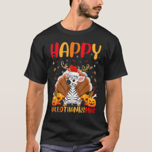 Zebra Animal   Happy Zebra Hellothanksmas T-Shirt