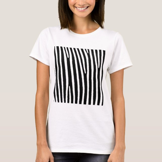 Zebra animal print T-Shirt (Front)