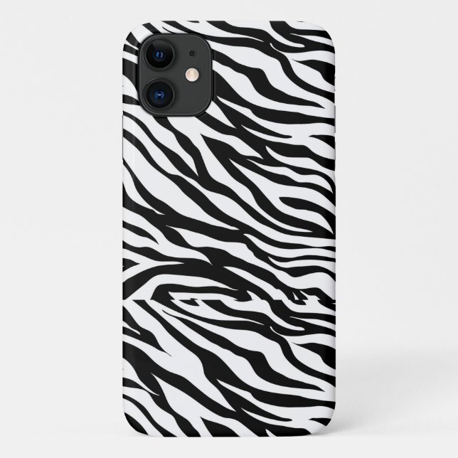 Zebra Animal Skin Print Pattern-15391 Case-Mate iPhone Case (Back)