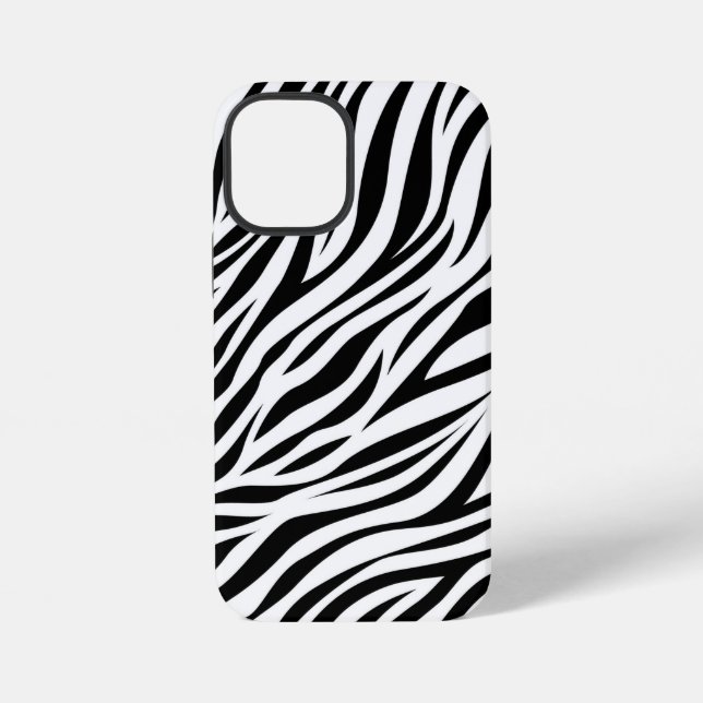 Zebra Animal Skin Print Pattern-15391 iPhone Case (Back)