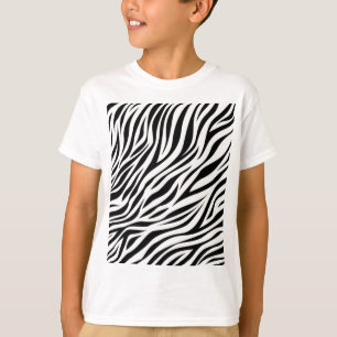 Zebra Animal Skin Print Pattern-15391  T-Shirt