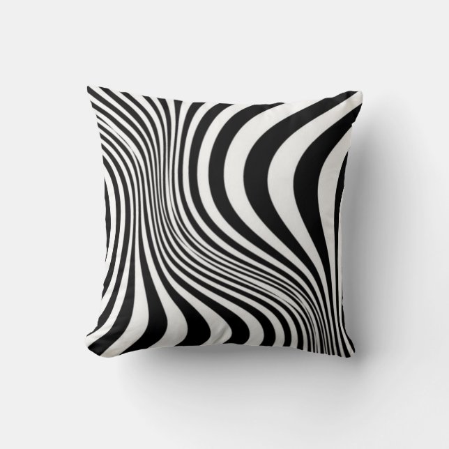 Zebra Animal Skin Texture Pattern-88000 Throw Pillow (Front)