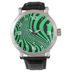 Zebra Animal Skin Texture Pattern-88 Watch