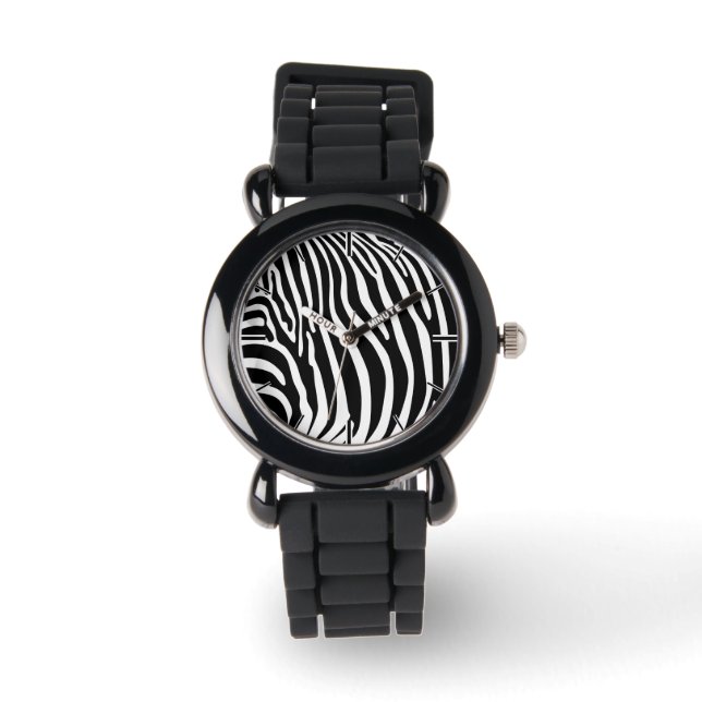 Zebra Animalprint Watch (Front)