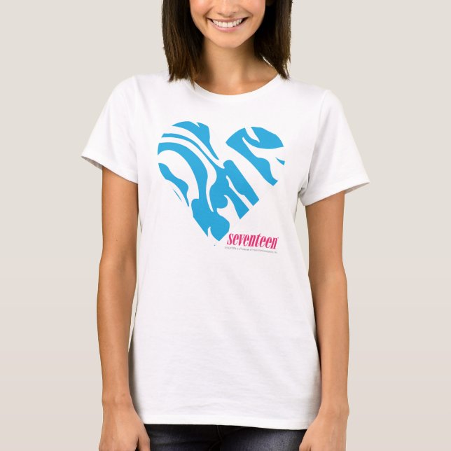 Zebra Aqua 2 T-Shirt (Front)