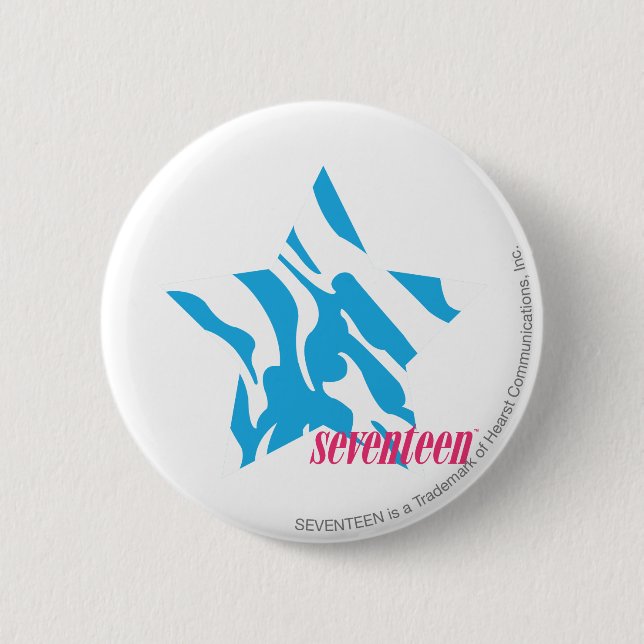 Zebra Aqua 3 2 Inch Round Button (Front)