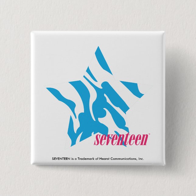 Zebra Aqua 3 2 Inch Square Button (Front)