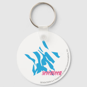 Zebra Aqua 3 Keychain