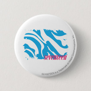 Zebra Aqua 4 2 Inch Round Button
