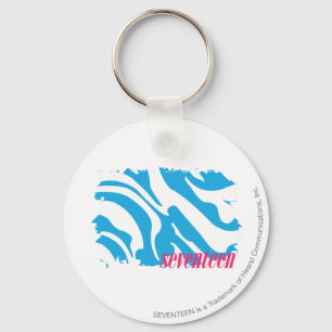 Zebra Aqua 4 Keychain