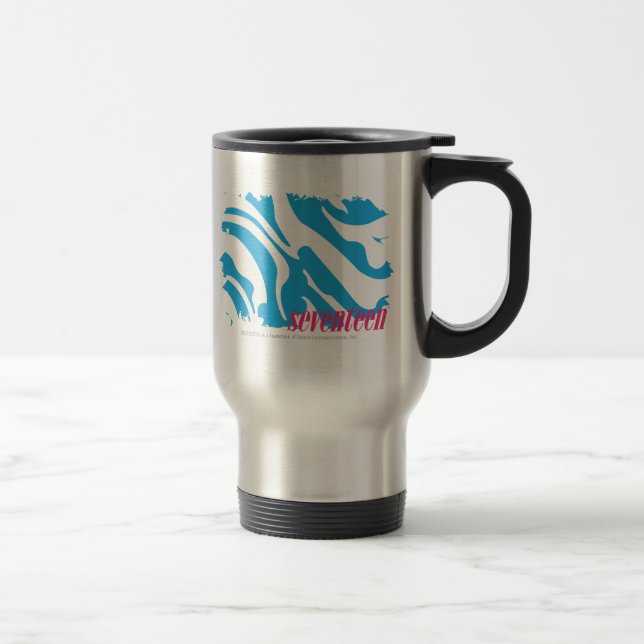 Zebra Aqua 4 Travel Mug (Right)
