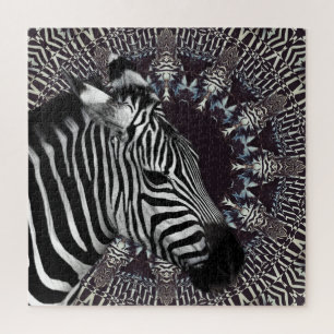 Zebra Art Jigsaw Puzzle