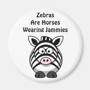 Zebra Art Magnet