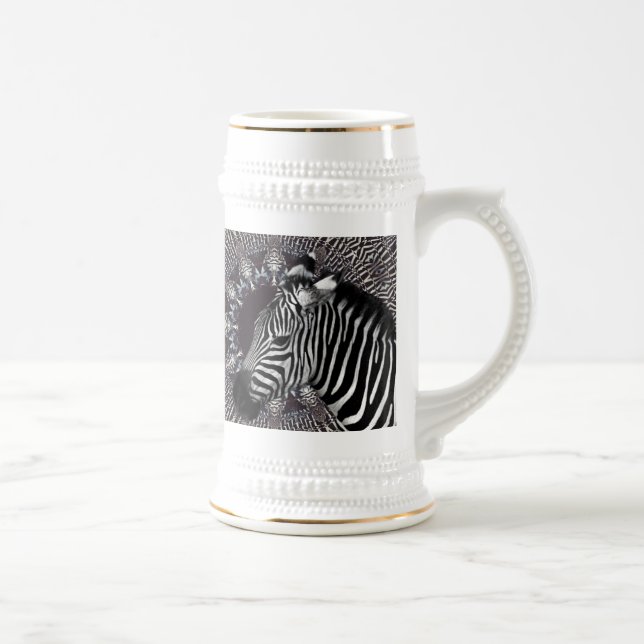 Zebra Art Stein (Right)