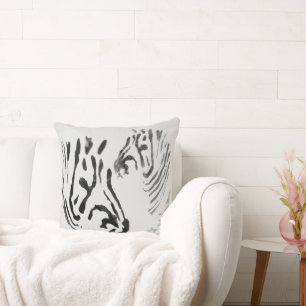 Zebra Art Wildlife Throw Pillow