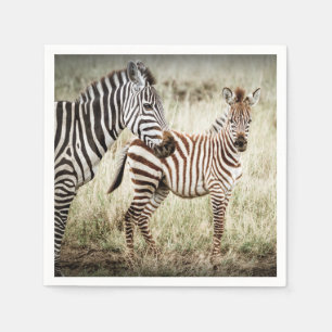 Zebra & Baby Napkins