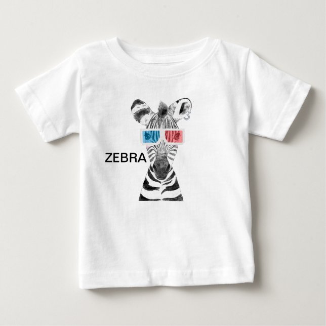 Zebra  baby T-Shirt (Front)