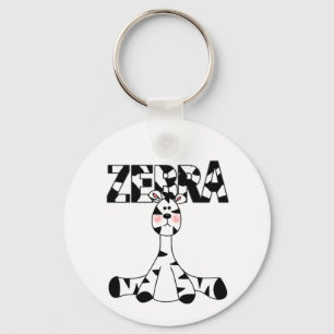 Zebra Baby Tshirts and Gifts Keychain