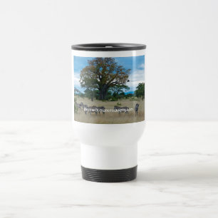 Zebra & Baobab Tree Travel Mug