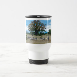 Zebra & Baobab Tree Travel Mug