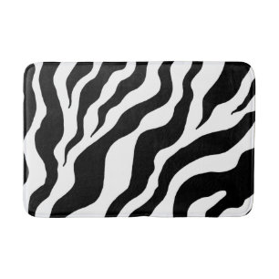Zebra Bath Mat