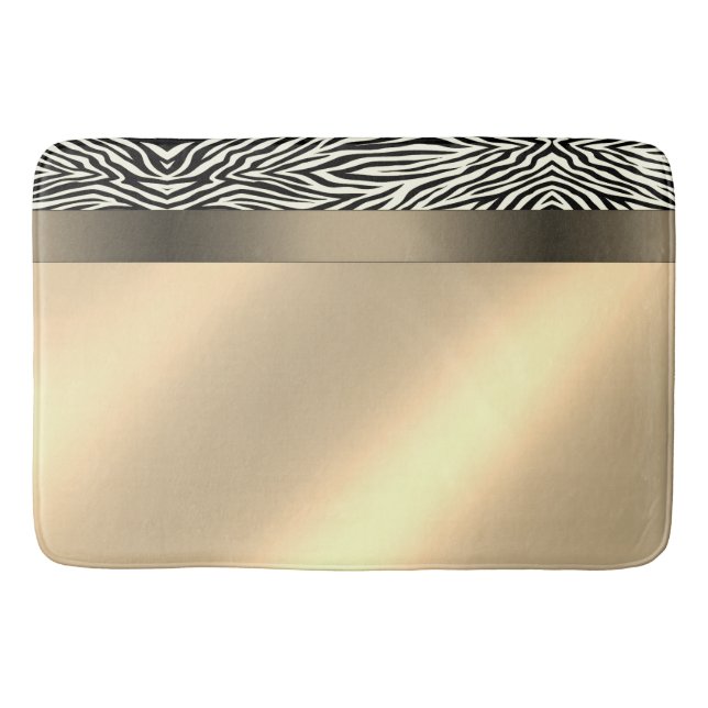 Zebra Bath Mat (Front)