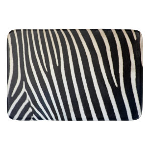 Zebra Bath Mat