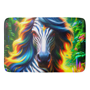 Zebra Bath Mat