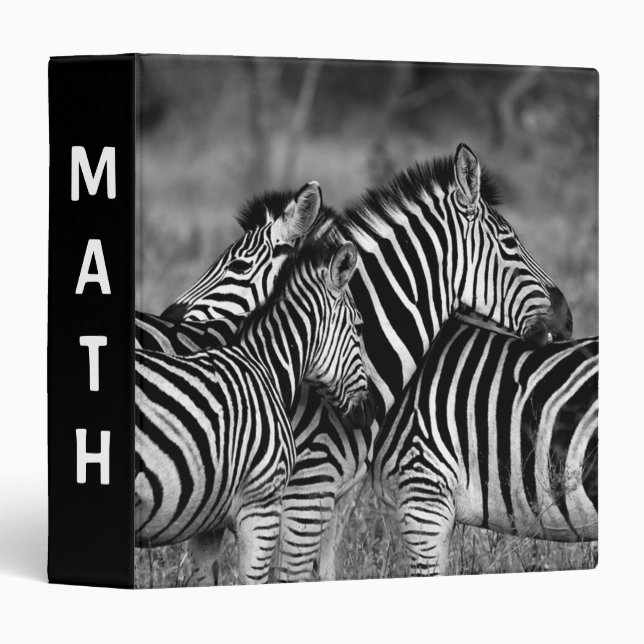 Zebra Binder (Front/Spine)