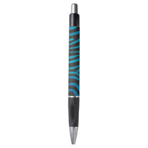 Zebra Black and Blue Print Pen