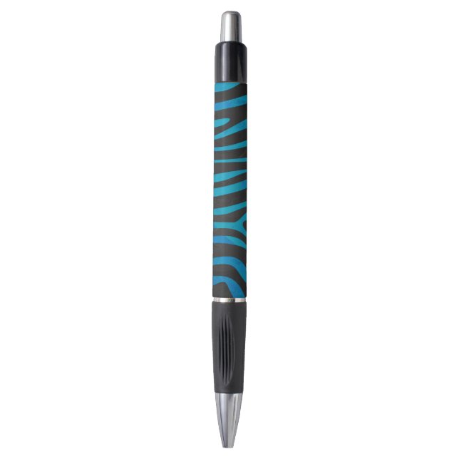 Zebra Black and Blue Print Pen (Front Vertical)