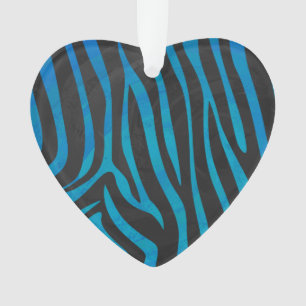 Zebra Black et Blue Print