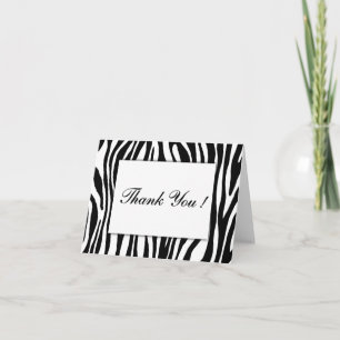 Zebra Blank à l'intérieur du Merci