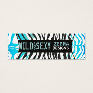 Zebra Blue Wildest Stripe Ornamentation