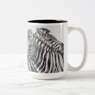 Zebra Brothers Two-Tone Coffee Mug