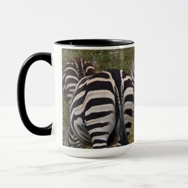 Zebra Butt Coffee Mug (Left)