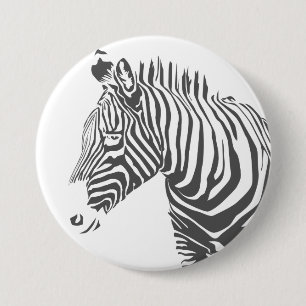 Zebra Button
