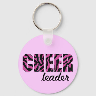 Zebra Cheerleader KeyChain