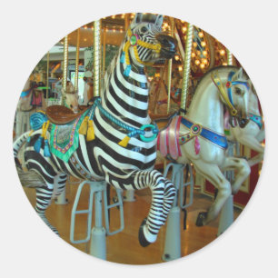 Zebra Classic Round Sticker