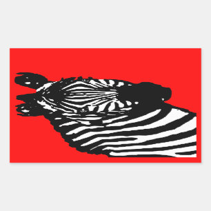 zebra. colour customizable. sticker