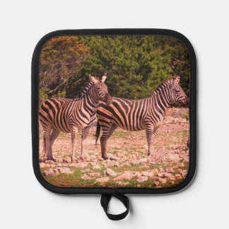 Zebra Couple Pot Holder