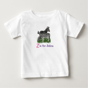 Zebra Cute Animal Girls  Baby T-Shirt